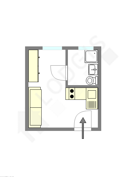 Appartement Paris 15° - Plan interactif