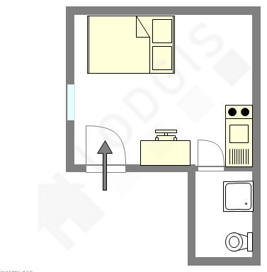Apartamento Paris 1° - Plano interativo