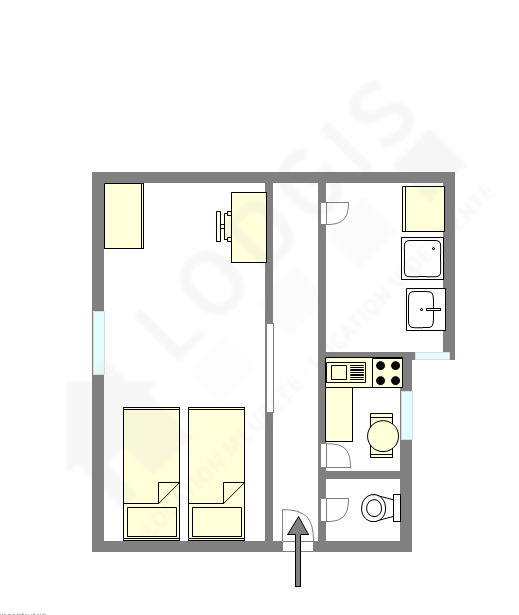 Apartamento París 16° - Plano interactivo