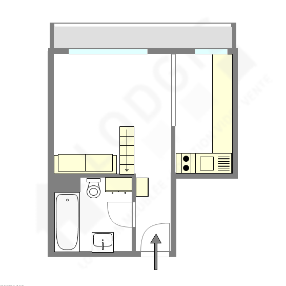 Apartamento Paris 17° - Plano interativo