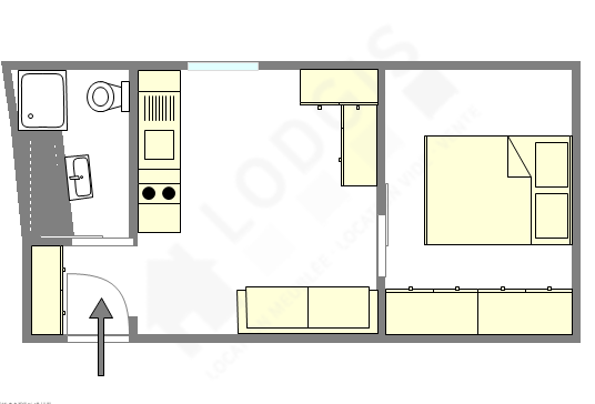 Apartamento Haut de seine Nord - Plano interactivo