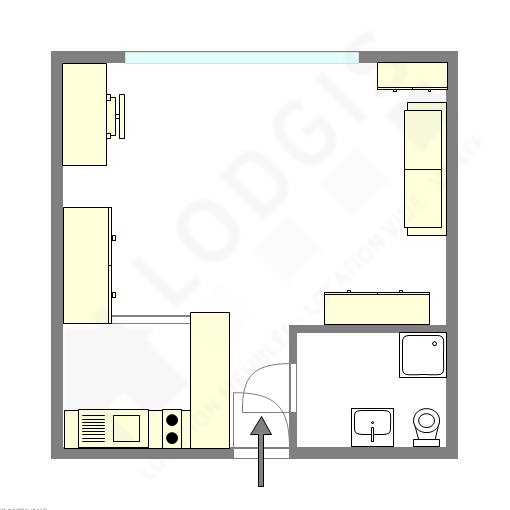 Wohnung Paris 11° - Interaktiven Plan