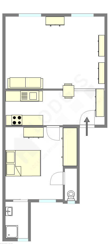 Appartement Haut de seine Nord - Plan interactif