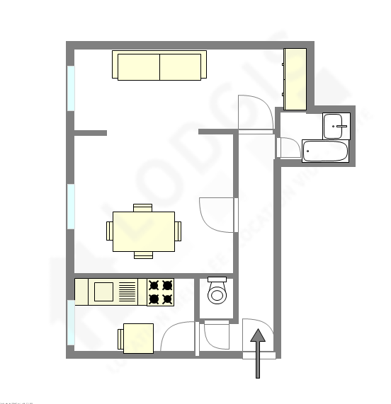 Appartement Hauts de seine Sud - Plan interactif