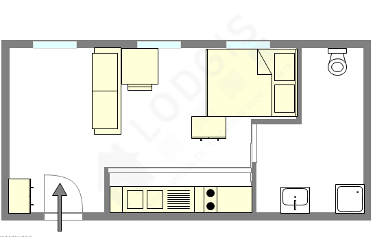 Appartement Paris 16° - Plan interactif