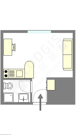 Appartement Paris 11° - Plan interactif