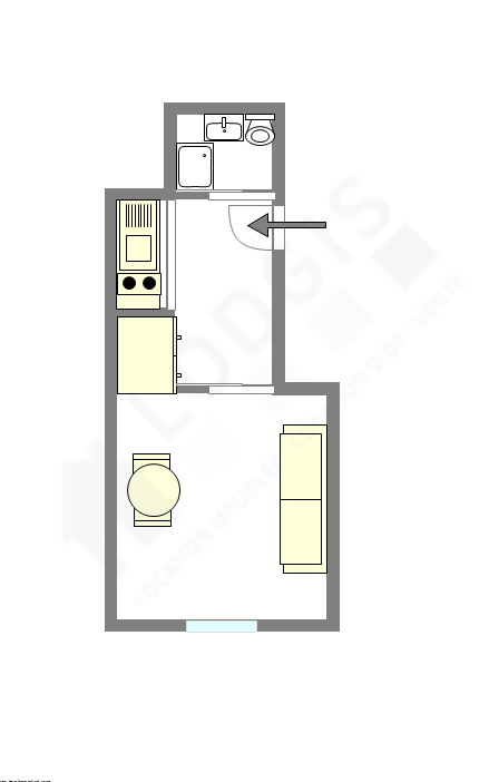 Apartamento París 16° - Plano interactivo