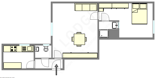 Appartement Haut de seine Nord - Plan interactif