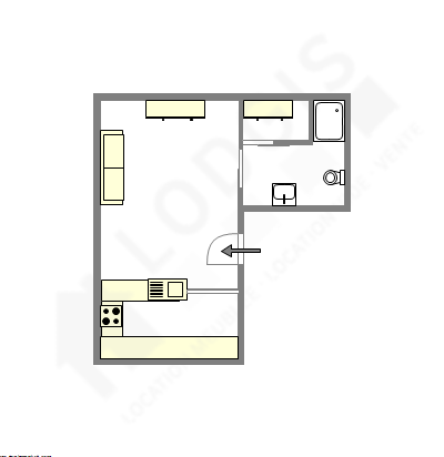 Apartamento París 2° - Plano interactivo