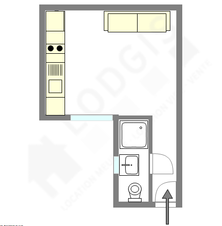 Appartement Paris 17° - Plan interactif