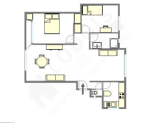 Appartement Hauts de seine Sud - Plan interactif