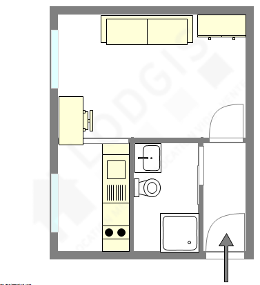 Appartement Paris 10° - Plan interactif