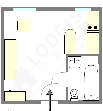 Appartement Paris 9° - Plan interactif