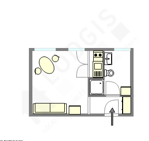Appartement Paris 4° - Plan interactif