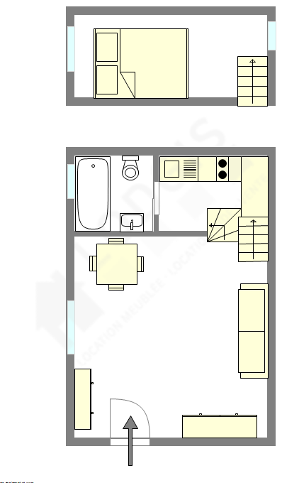 Appartement Val de marne est - Plan interactif