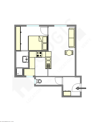 Appartement Haut de seine Nord - Plan interactif