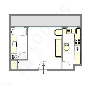 Appartement Paris 15° - Plan interactif
