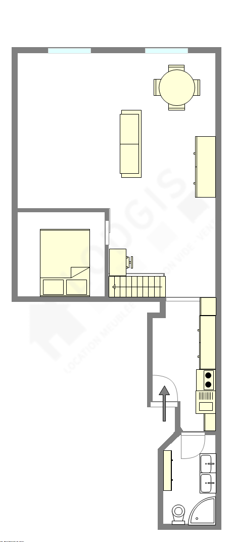 Appartement Paris 4° - Plan interactif