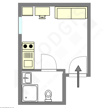 Apartamento París 14° - Plano interactivo