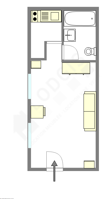 Appartement Paris 4° - Plan interactif