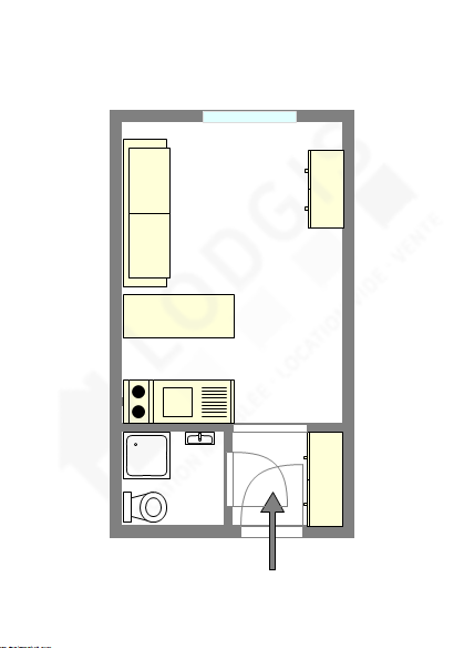 Appartement Paris 14° - Plan interactif