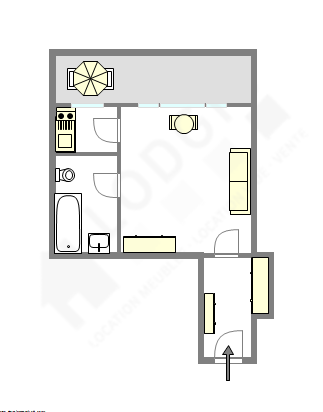Apartamento París 12° - Plano interactivo