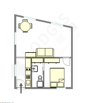 Appartement Haut de seine Nord - Plan interactif