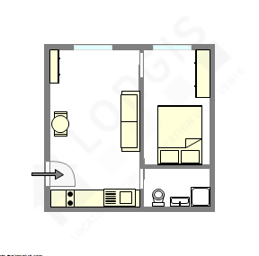 Apartamento París 4° - Plano interactivo