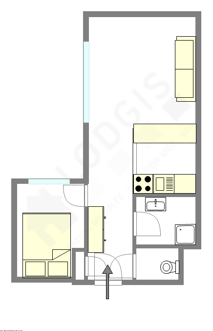 Appartement Haut de seine Nord - Plan interactif