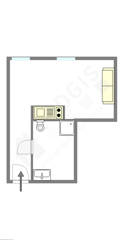 Appartement Paris 13° - Plan interactif
