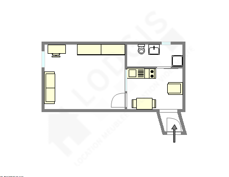 Appartement Paris 4° - Plan interactif