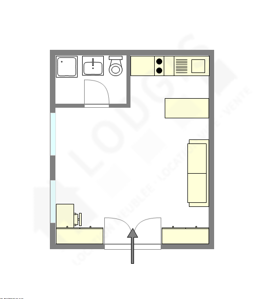 Appartement Paris 1° - Plan interactif