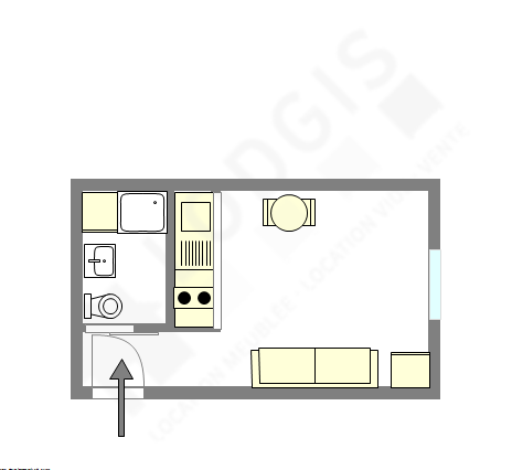 Appartement Paris 12° - Plan interactif