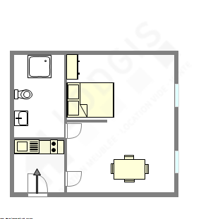 Apartamento Paris 5° - Plano interativo