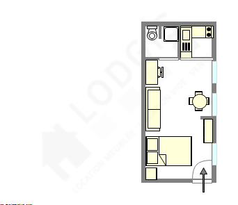 Appartement Paris 9° - Plan interactif