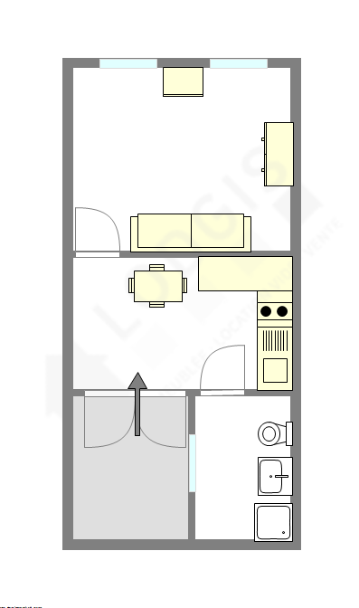 Appartement Paris 7° - Plan interactif