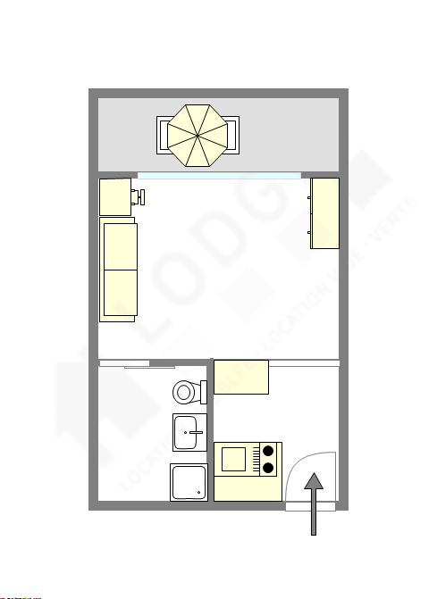 Appartement Haut de seine Nord - Plan interactif