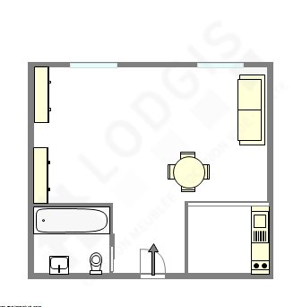 Appartement Paris 7° - Plan interactif