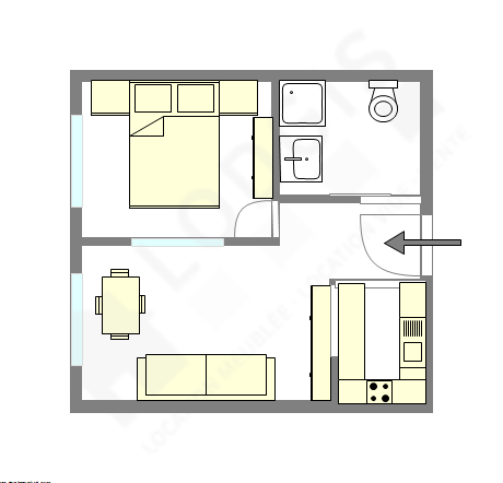 Appartement Haut de seine Nord - Plan interactif