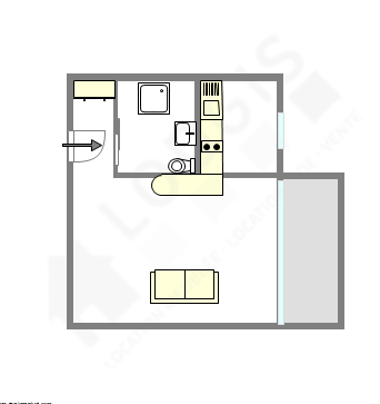Appartement Paris 9° - Plan interactif