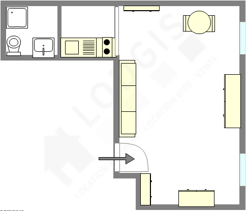 Appartement Haut de seine Nord - Plan interactif