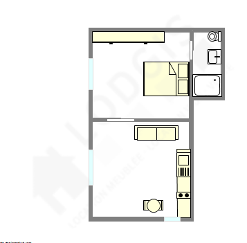 Appartement Paris 9° - Plan interactif