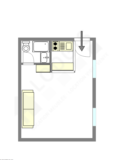 Appartement Paris 2° - Plan interactif