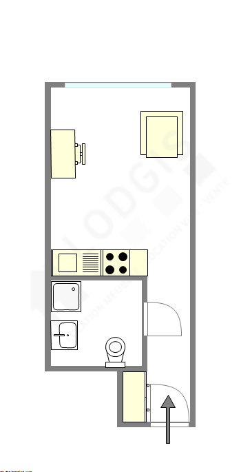 Appartement Paris 7° - Plan interactif