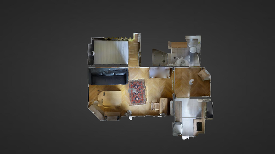 Apartamento Paris 2° - Plano interativo