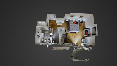 Appartement Paris 16° - Plan interactif