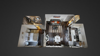 Appartement Paris 14° - Plan interactif