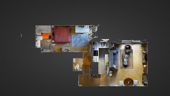 Appartement Paris 15° - Plan interactif
