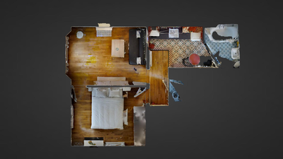 Apartamento Paris 18° - Plano interativo