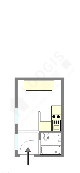 Appartement Paris 6° - Plan interactif